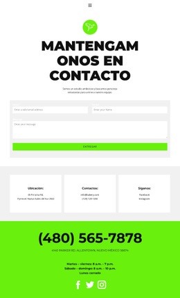 Pagina De Contacto