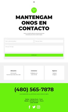 Pagina De Contacto