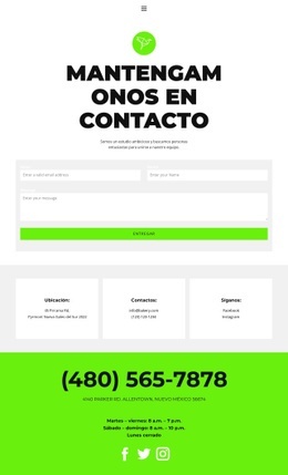 Pagina De Contacto