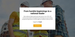 Exclusive HTML5 Template For Stages Of Our Construction
