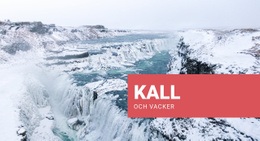 Kallt Och Vackert - HTML- Och CSS-Mall