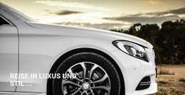 Luxusauto - Kostenloser Website-Builder