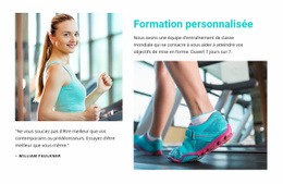 Entraînement Sportif Personnalisé - Conception Web Polyvalente