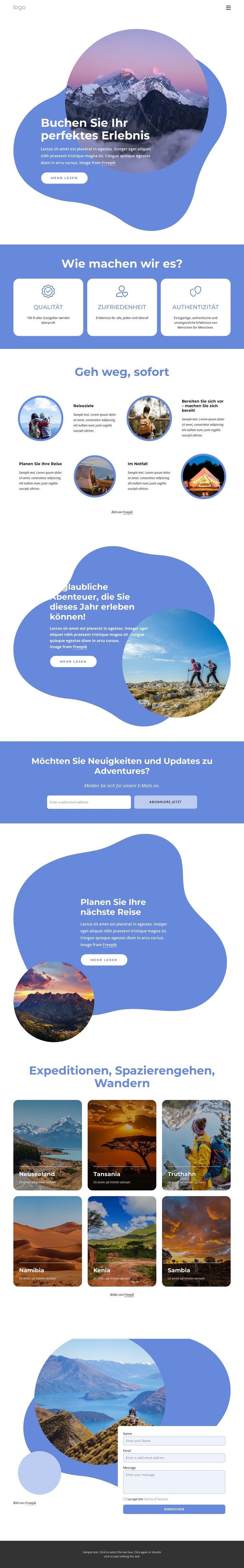 Buchen Sie Ihren perfekten Urlaub CSS-Vorlage