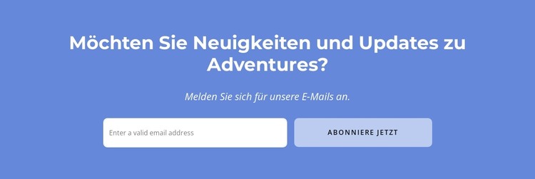 Wir bieten eine große Auswahl an Touren an HTML-Vorlage