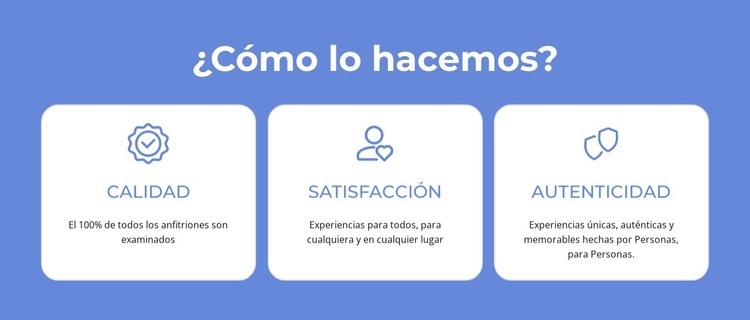 Calidad, satisfacción Creador de sitios web HTML