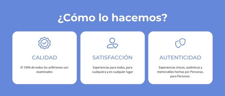 Calidad, satisfacción Diseño de páginas web