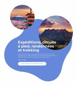 Expéditions, Promenades, Randonnées - Conception Professionnelle Personnalisable