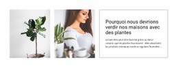 Créateur De Site Web Pour Les Plantes Aident À Réduire Le Stress