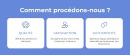 Qualité, Satisfaction – Modèle Personnalisable