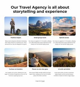 Bring On The World With Small Group Travel - Builder HTML