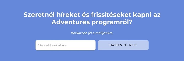 Túrák széles választékát kínáljuk HTML Sablon