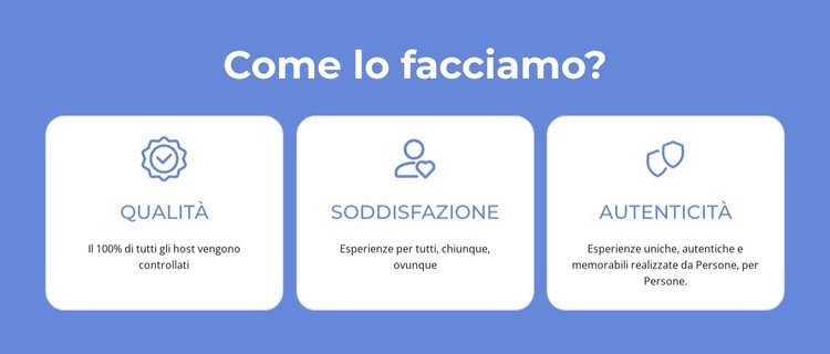 Qualità, soddisfazione Costruttore di siti web HTML