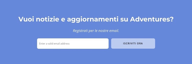 Offriamo una vasta scelta di tour Modelli di Website Builder