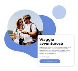 Compagnia Di Viaggi Avventurosi. - Mockup Di Sito Web Professionale