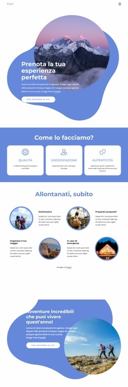 Prenota Le Tue Vacanze Perfette Modelli Html5 Responsive Gratuiti