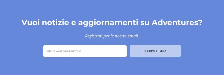 Offriamo una vasta scelta di tour Modello Joomla