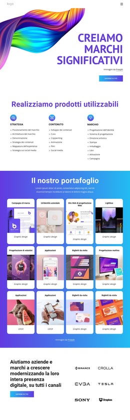 Creiamo Marchi Significativi - Download Del Modello Di Sito Web