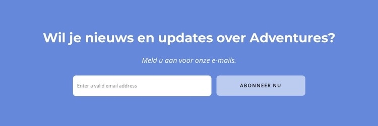 Wij bieden een ruime keuze aan rondreizen Website Builder-sjablonen