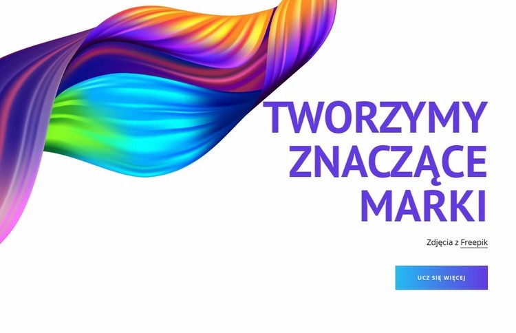 Kreatywne treści i kampanie Projekt strony internetowej