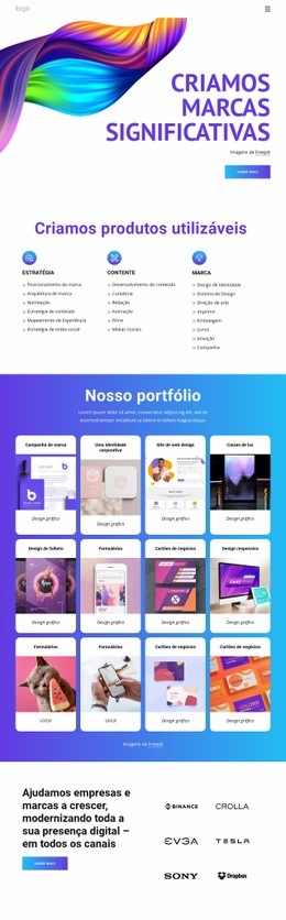 Designer De Site Para Criamos Marcas Significativas