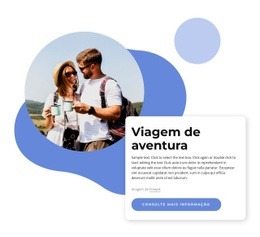 Empresa De Viagens De Aventura. - Free HTML Website Builder