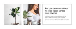 Plantas Ajudam A Reduzir O Estresse Modelo