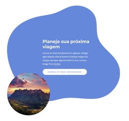 Planeje Sua Próxima Viagem - Tema WordPress Gratuito