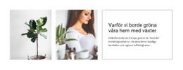 Växter Hjälper Till Att Minska Stress - Responsiv HTML-Mall