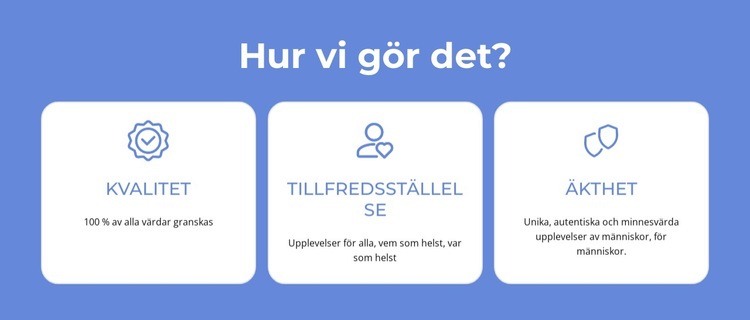 Kvalitet, tillfredsställelse Webbplats mall