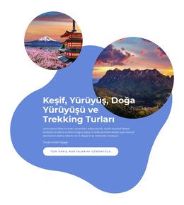 Keşif Gezileri, Yürüyüşler, Yürüyüş Turları - Hazır Web Sitesi Teması