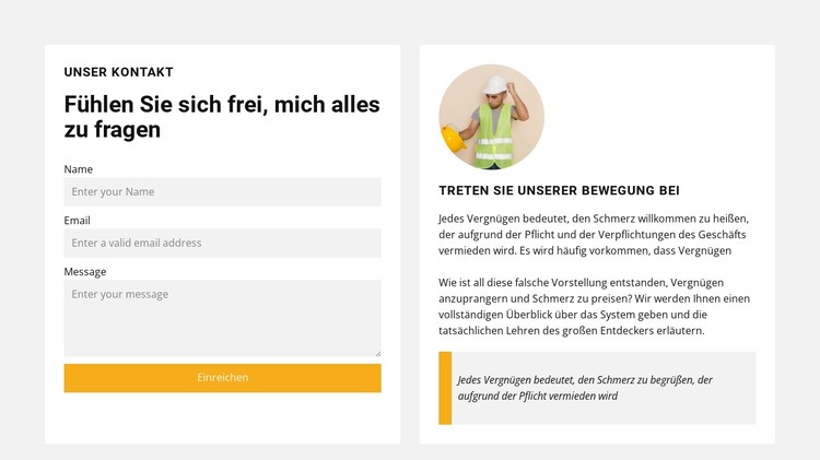 Fühle die Freiheit CSS-Vorlage