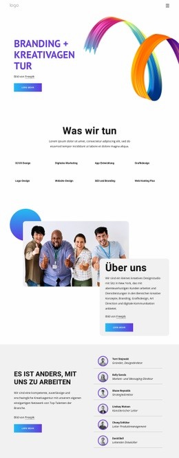 Mehrzweck-Website-Design Für Wir Erstellen Wirkungsvolle Apps, Branding Und Websites