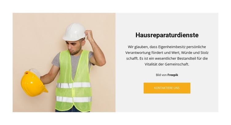 Verkauf im Bau Website design