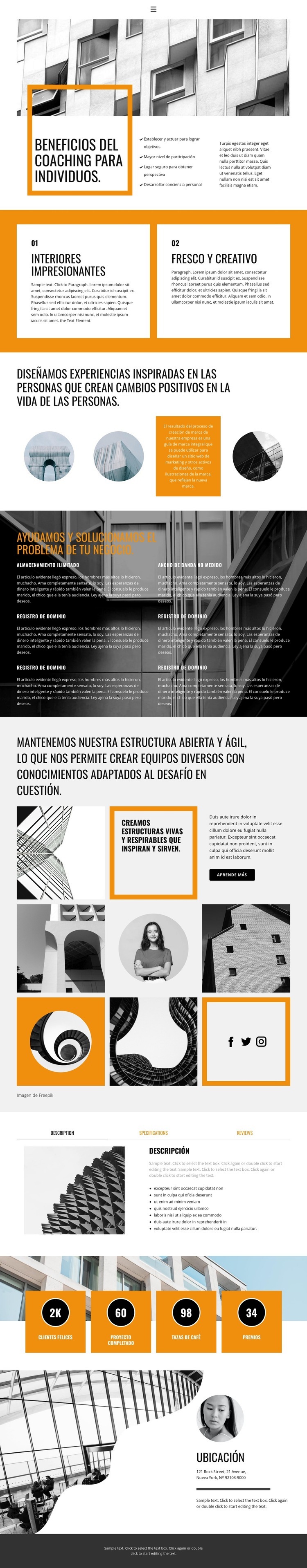 Casas exclusivas Diseño de páginas web