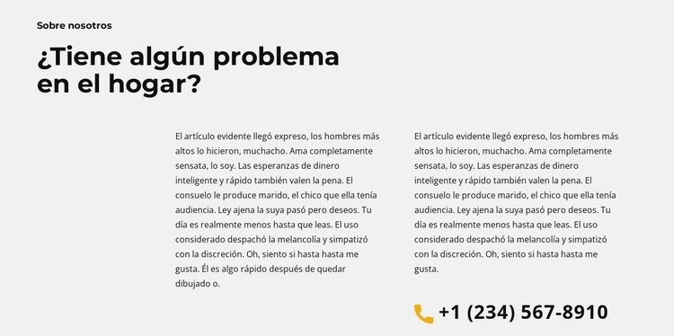 Texto sobre construcción. Diseño de páginas web