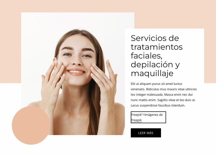 Regenerar piel y cuerpo Diseño de páginas web