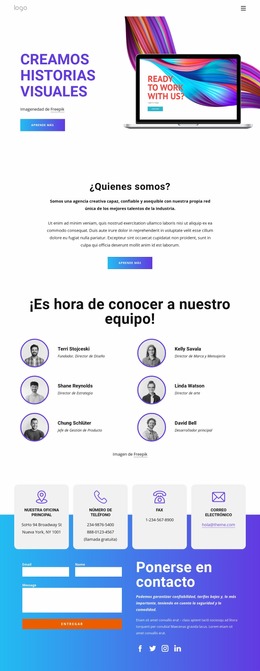 Plantilla Joomla Para Creamos Historias Visuales