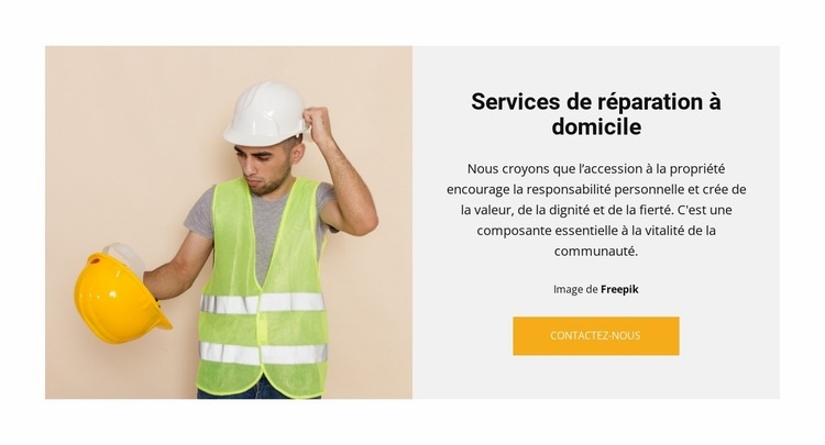 Vente en construction Conception de site Web