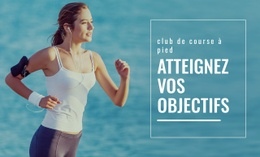 Choisissez Votre Objectif De Course - HTML Writer