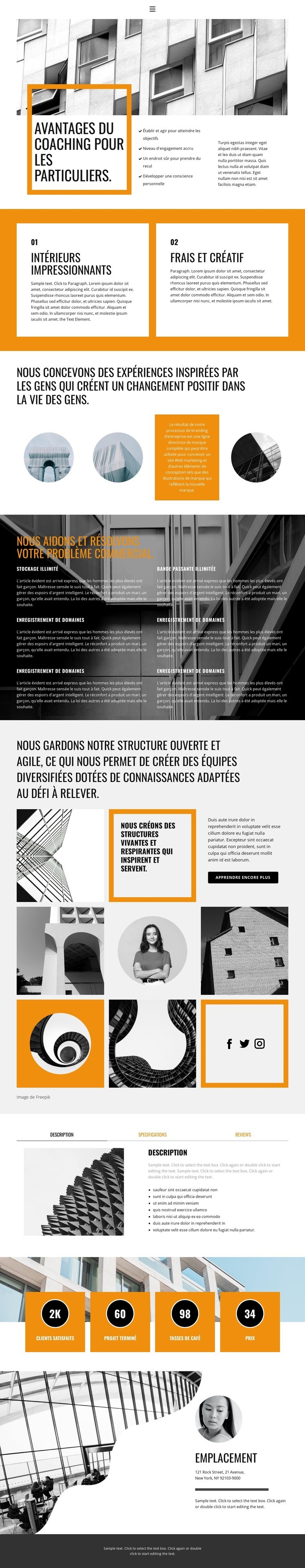 Maisons exclusives Créateur de site Web HTML