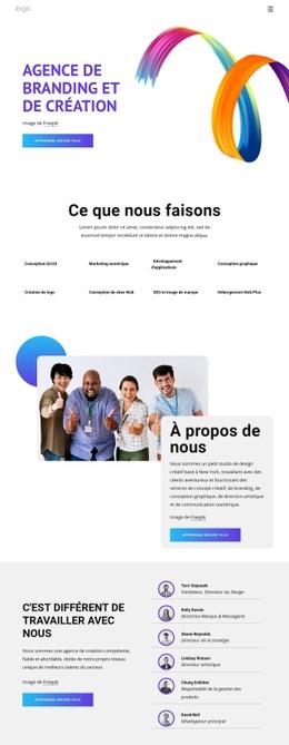 Nous Créons Des Applications, Des Marques Et Des Sites Web Percutants – Modèle De Site Web Gratuit