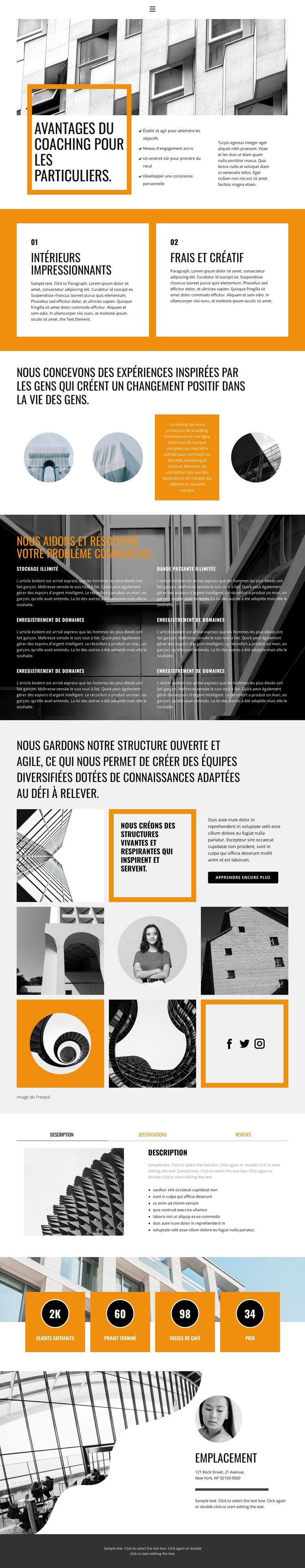 Maisons exclusives Modèle HTML