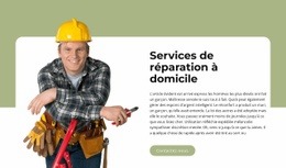 Aide À La Maison - Modèle Professionnel D'Une Page