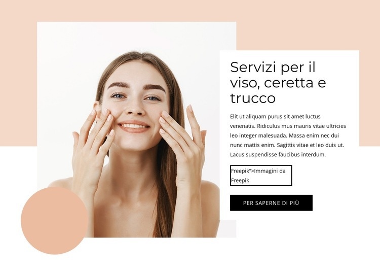 Rigenerare pelle e corpo Un modello di pagina