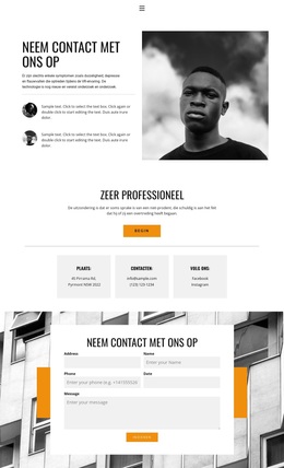 Contacten Voor Bezoek - WordPress- En WooCommerce-Thema