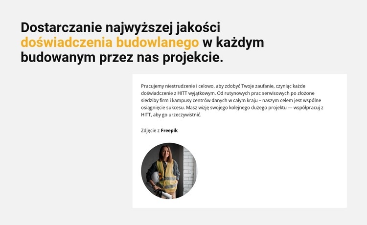 Nasze projekty krok po kroku Kreator witryn internetowych HTML