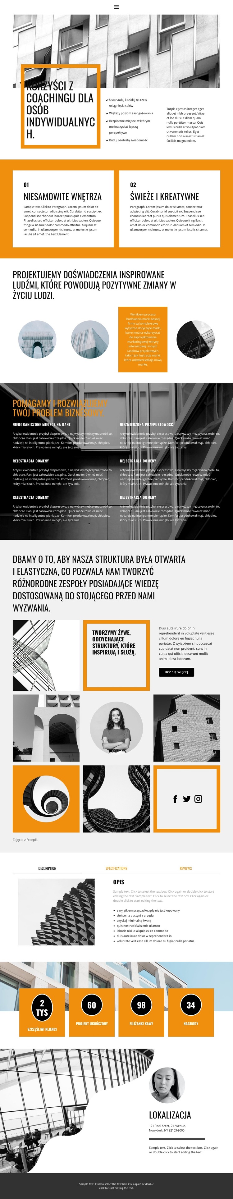 Ekskluzywne domy Szablon witryny sieci Web