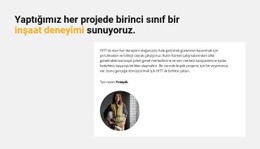 Projelerimiz Adım Adım Için Premium Açılış Sayfası