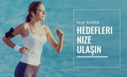 Koşu Hedefinizi Seçin - Kişisel Şablon